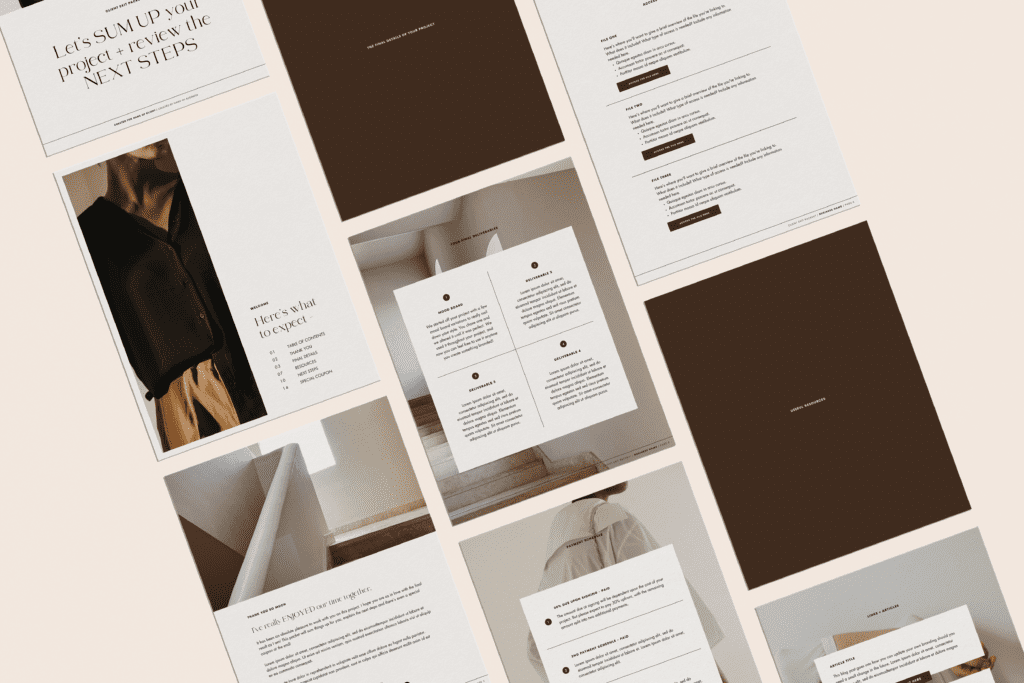 Client Exit Packet available for purchase